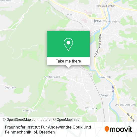 Карта Fraunhofer-Institut Für Angewandte Optik Und Feinmechanik Iof