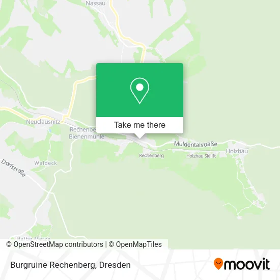 Карта Burgruine Rechenberg