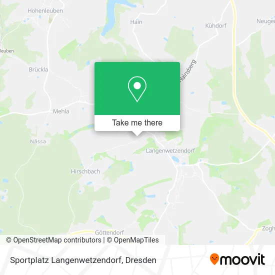 Карта Sportplatz Langenwetzendorf