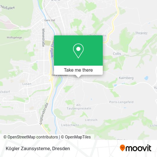 Карта Kögler Zaunsysteme
