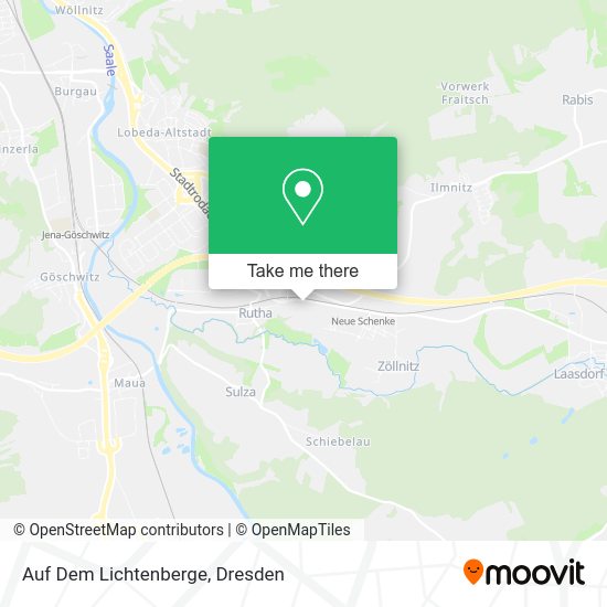 Карта Auf Dem Lichtenberge