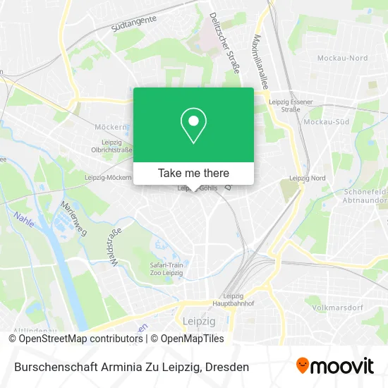 Карта Burschenschaft Arminia Zu Leipzig