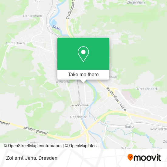 Карта Zollamt Jena