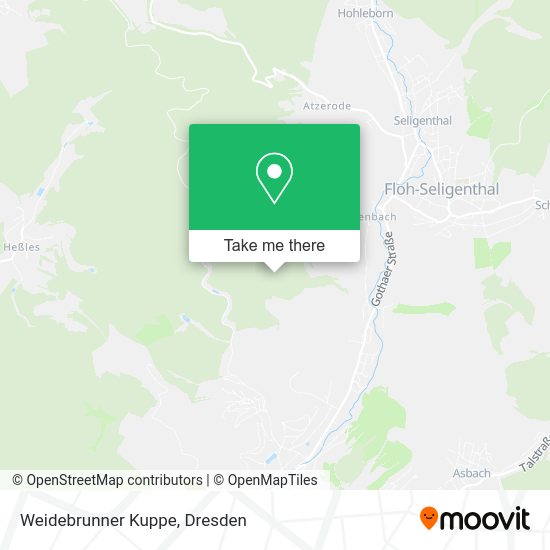 Карта Weidebrunner Kuppe