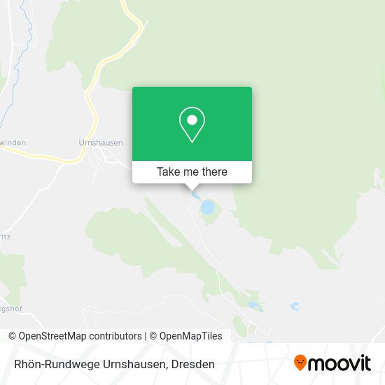 Карта Rhön-Rundwege Urnshausen