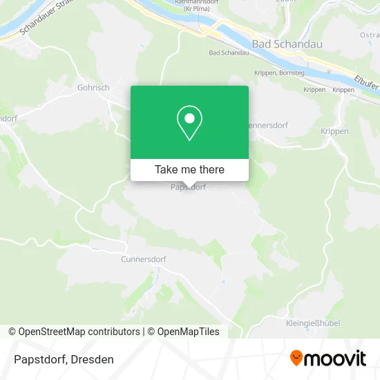 Карта Papstdorf