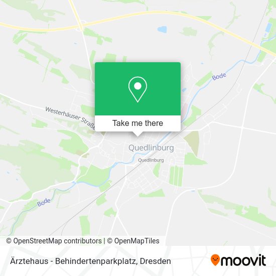 Карта Ärztehaus - Behindertenparkplatz