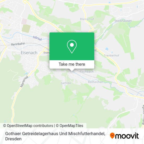 Карта Gothaer Getreidelagerhaus Und Mischfutterhandel