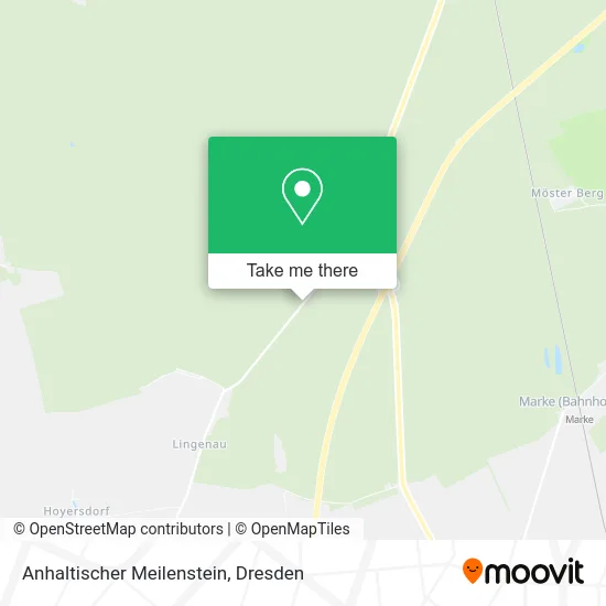 Карта Anhaltischer Meilenstein