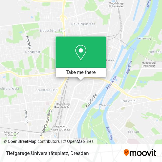Карта Tiefgarage Universitätsplatz