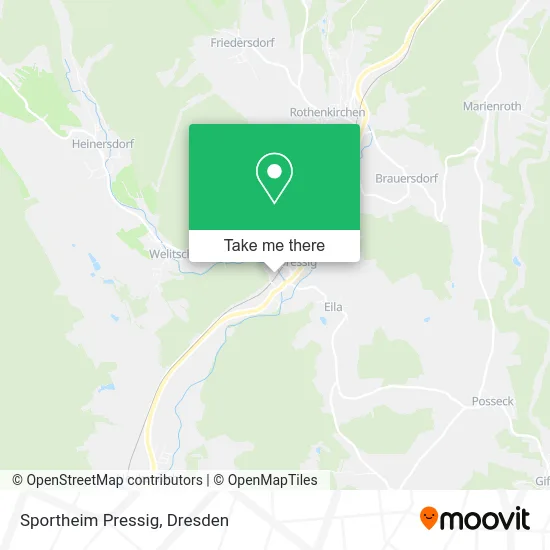 Карта Sportheim Pressig