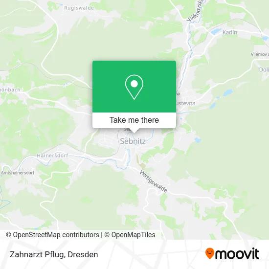 Карта Zahnarzt Pflug