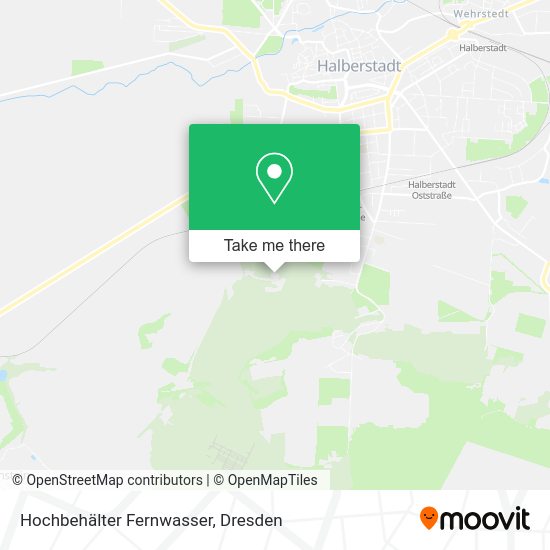 Карта Hochbehälter Fernwasser