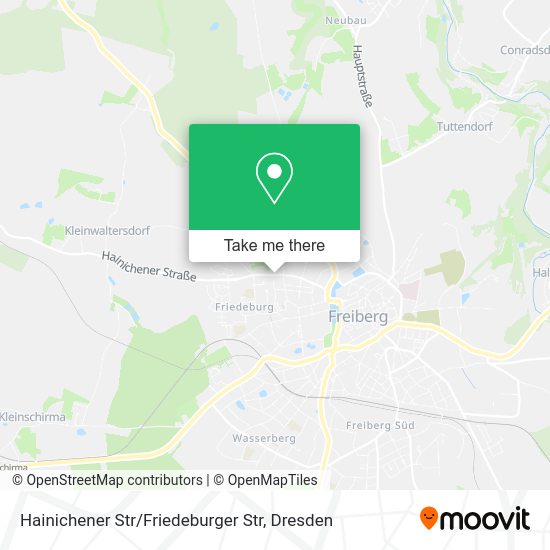 Карта Hainichener Str / Friedeburger Str