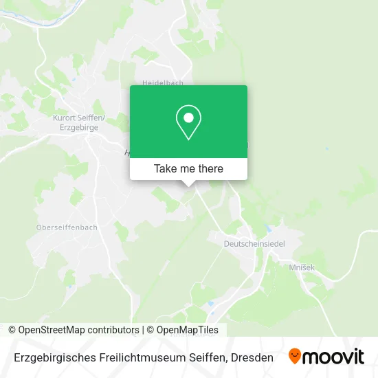 Карта Erzgebirgisches Freilichtmuseum Seiffen