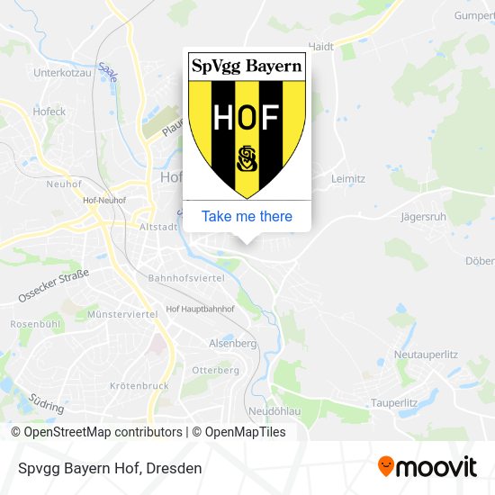 Карта Spvgg Bayern Hof