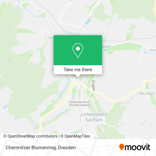 Карта Chemnitzer Blumenring
