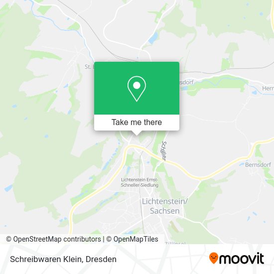 Карта Schreibwaren Klein