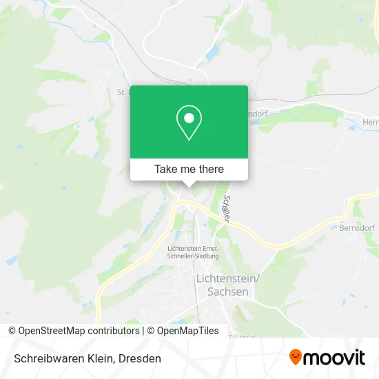 Карта Schreibwaren Klein