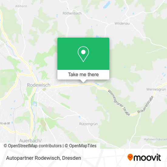 Карта Autopartner Rodewisch