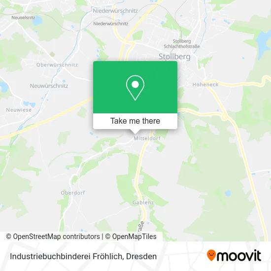 Карта Industriebuchbinderei Fröhlich