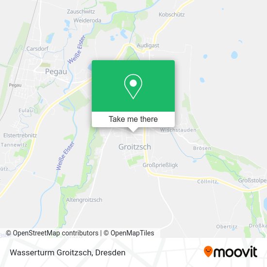 Wasserturm Groitzsch map