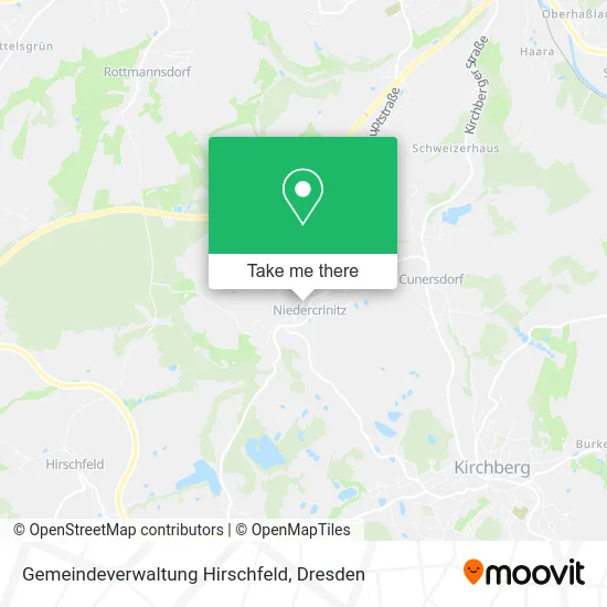 Карта Gemeindeverwaltung Hirschfeld