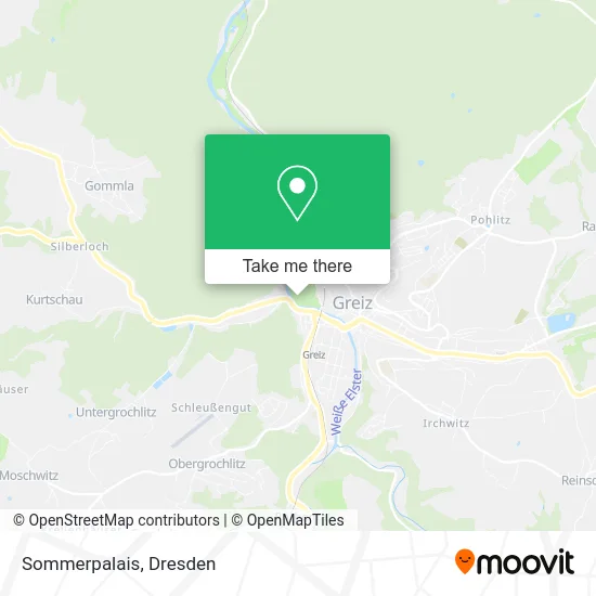Карта Sommerpalais