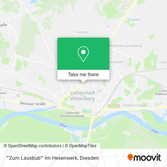 Карта ""Zum Lausbub"" Im Hexenwerk