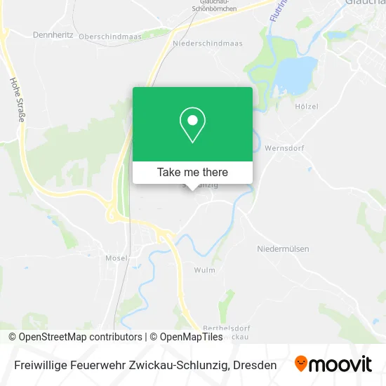 Карта Freiwillige Feuerwehr Zwickau-Schlunzig