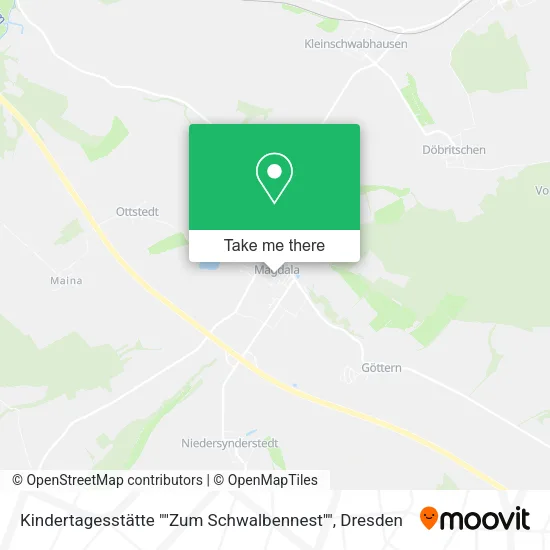 Карта Kindertagesstätte ""Zum Schwalbennest""