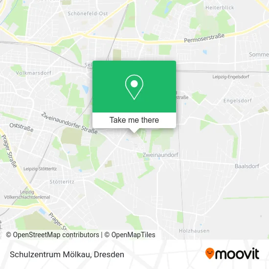 Карта Schulzentrum Mölkau