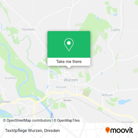 Карта Textilpflege Wurzen