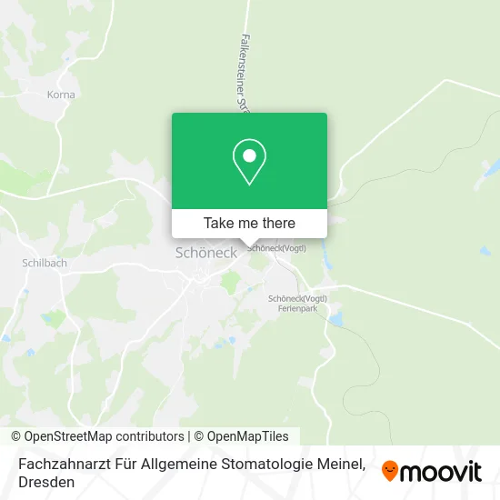 Карта Fachzahnarzt Für Allgemeine Stomatologie Meinel