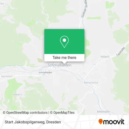 Карта Start Jakobspilgerweg