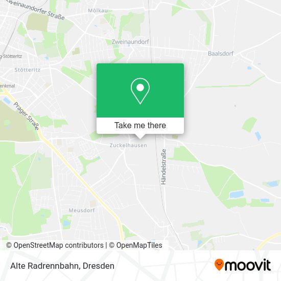 Карта Alte Radrennbahn