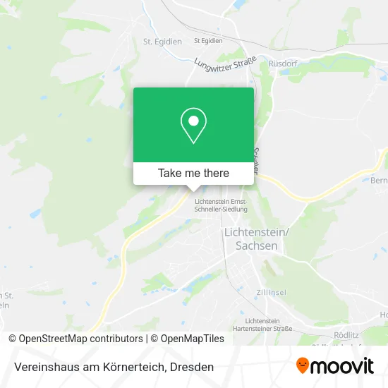 Карта Vereinshaus am Körnerteich