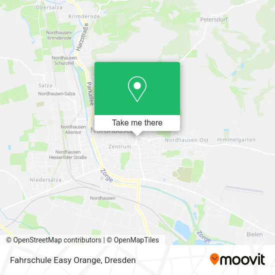 Карта Fahrschule Easy Orange