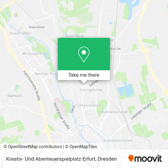Kreativ- Und Abenteuerspielplatz Erfurt map