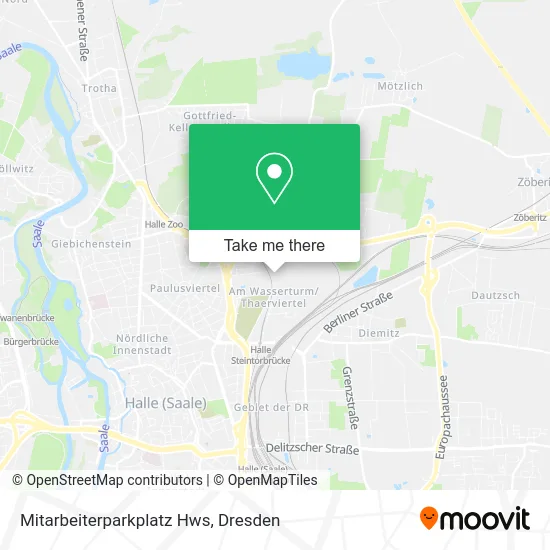 Карта Mitarbeiterparkplatz Hws