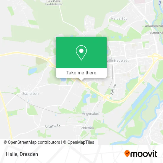 Карта Halle