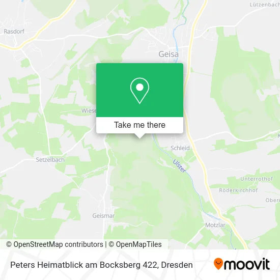 Карта Peters Heimatblick am Bocksberg 422
