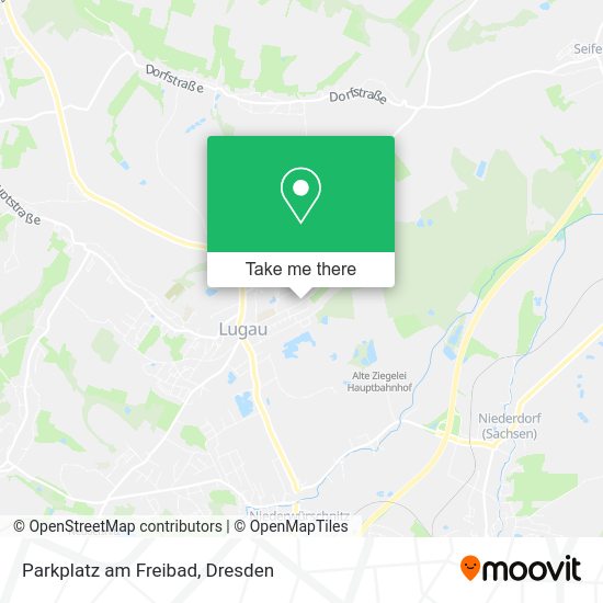 Карта Parkplatz am Freibad