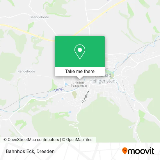 Карта Bahnhos Eck