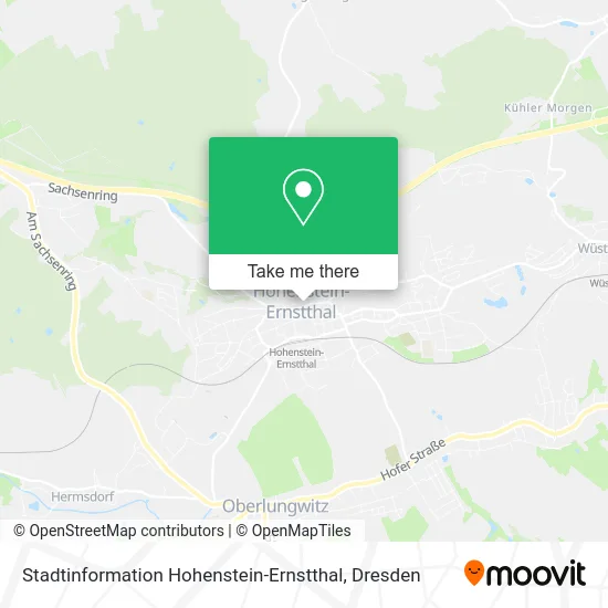 Карта Stadtinformation Hohenstein-Ernstthal