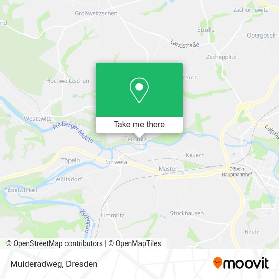 Карта Mulderadweg