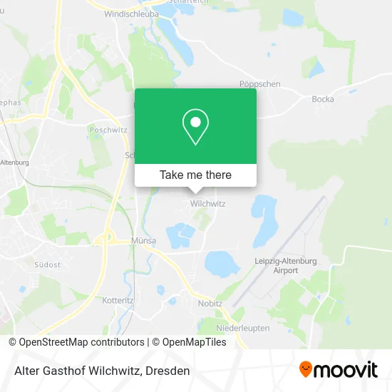 Карта Alter Gasthof Wilchwitz