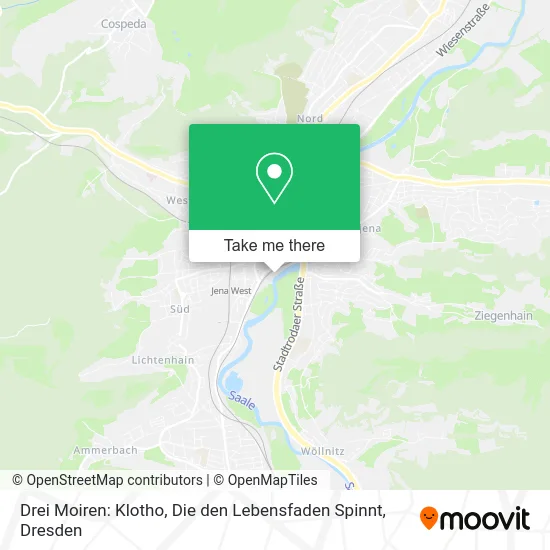 Карта Drei Moiren: Klotho, Die den Lebensfaden Spinnt