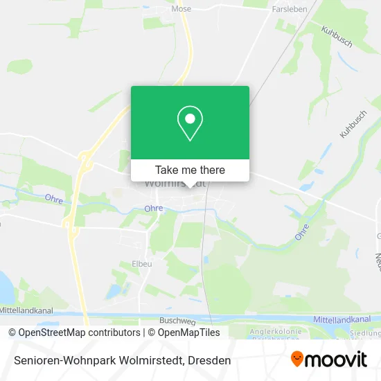 Карта Senioren-Wohnpark Wolmirstedt