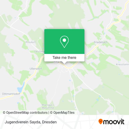 Карта Jugendverein Sayda
